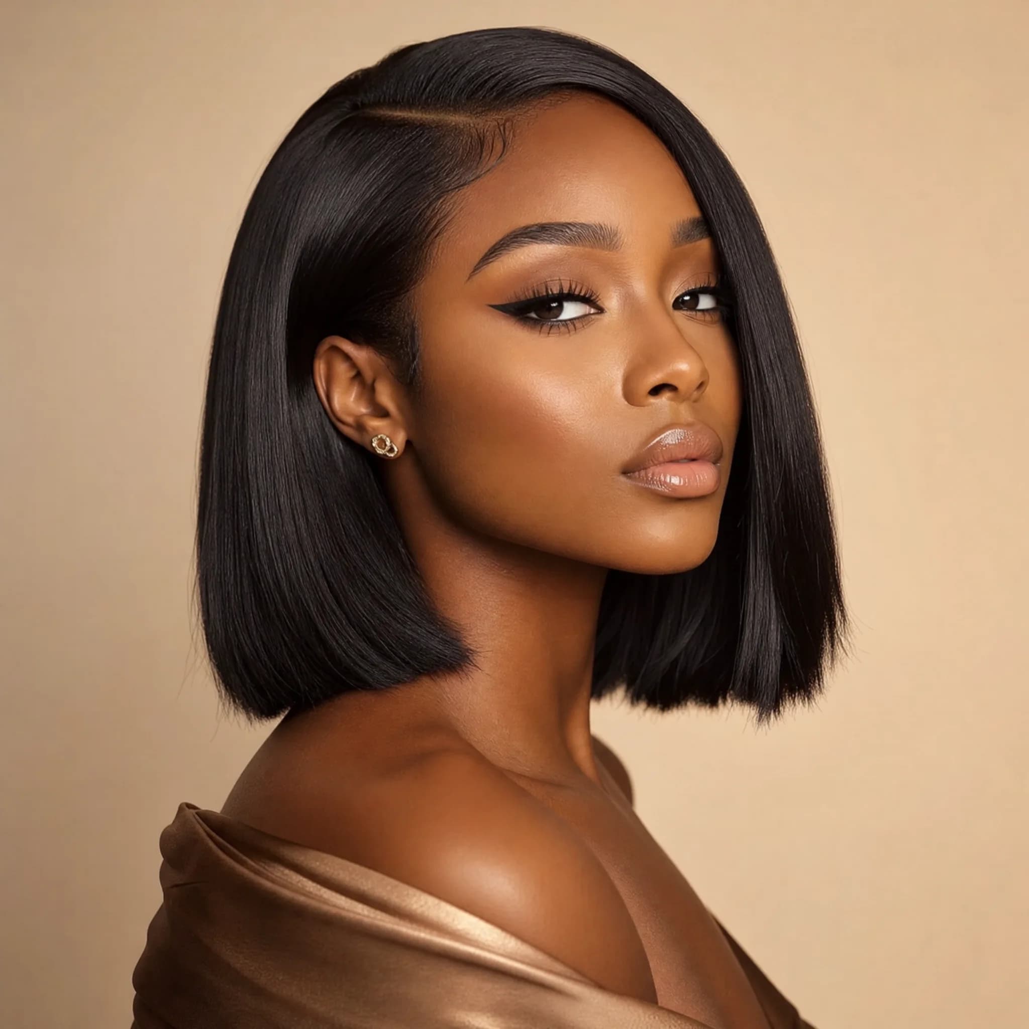 Perruque Bob Silk Straight 10"